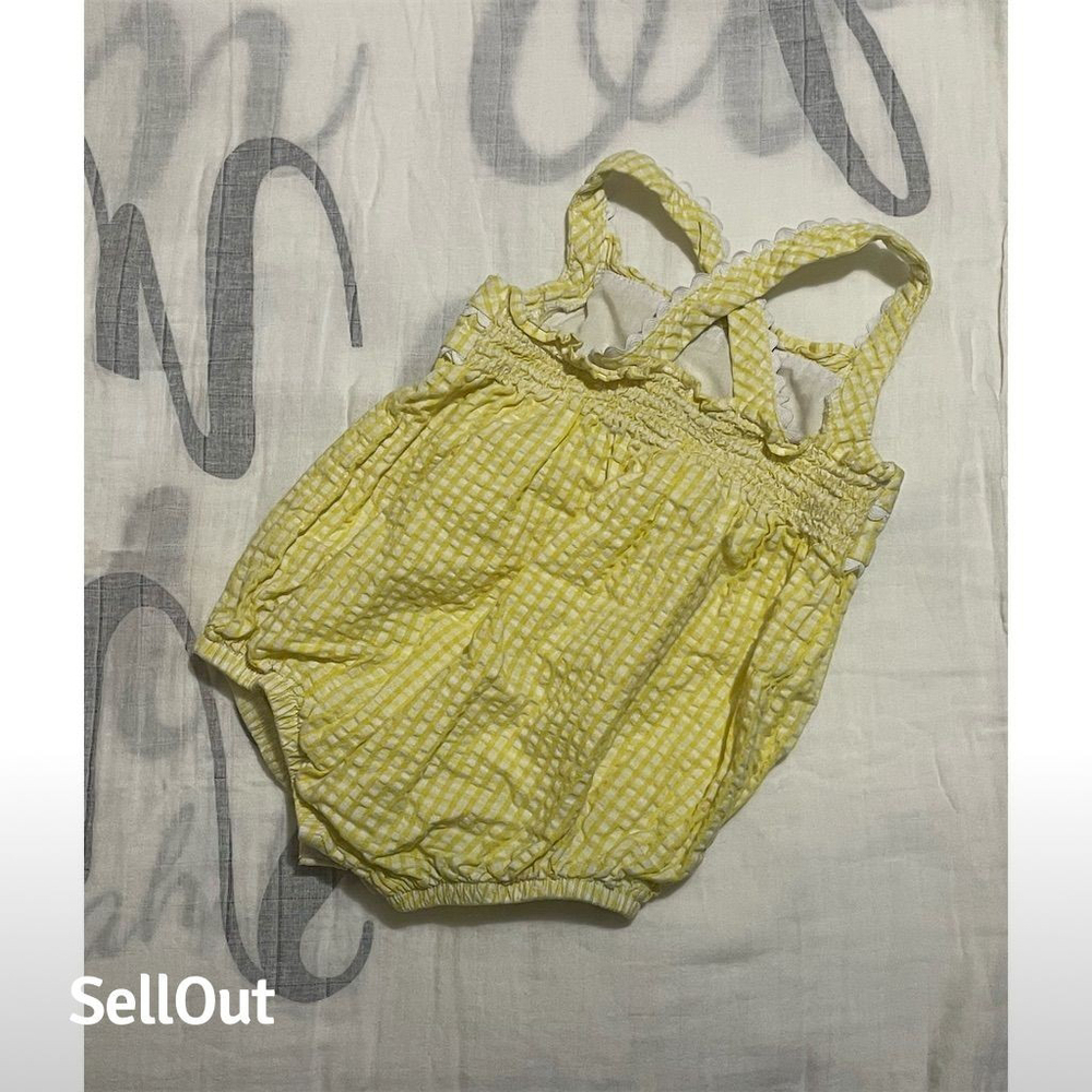 Starting Out Yellow Gingham Bodysuit 18m - Picture 7 of 7